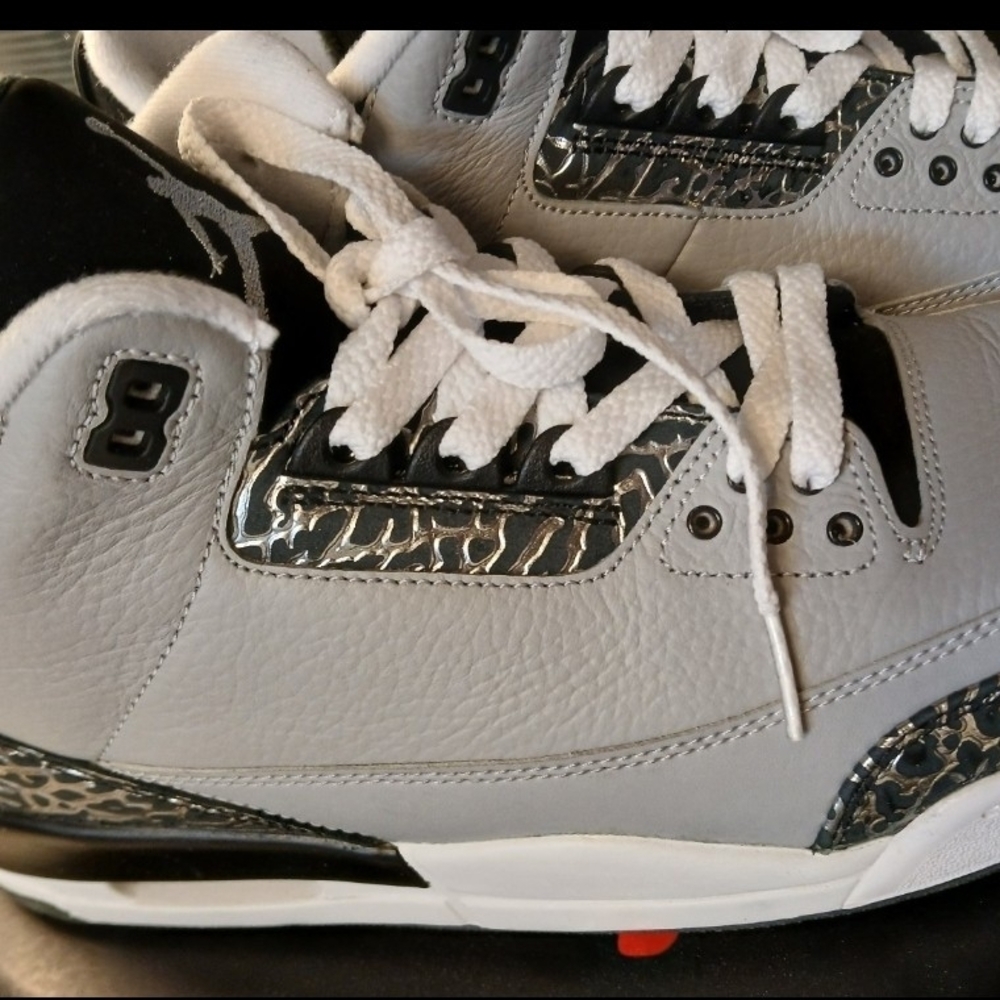 Nike Air Jordan 3 2014 Re-release Gray Black Silver White